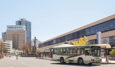盛岡駅とホテル